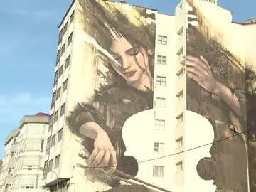 El mejor mural del mundo, en Fene (A Coruña).