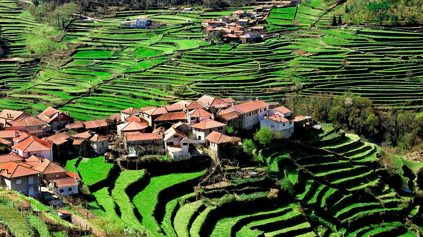 Pueblo de Sistelo, en Portugal Pueblo de Sistelo, en Portugal