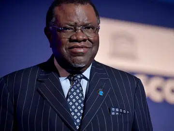 El presidente de Namibia, Hage Geingob