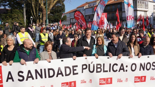 El candidato del Partido de los Socialistas de Galicia (PSdeG) a la Presidencia de la Xunta, Jos&eacute; Ram&oacute;n G&oacute;mez Besteiro.