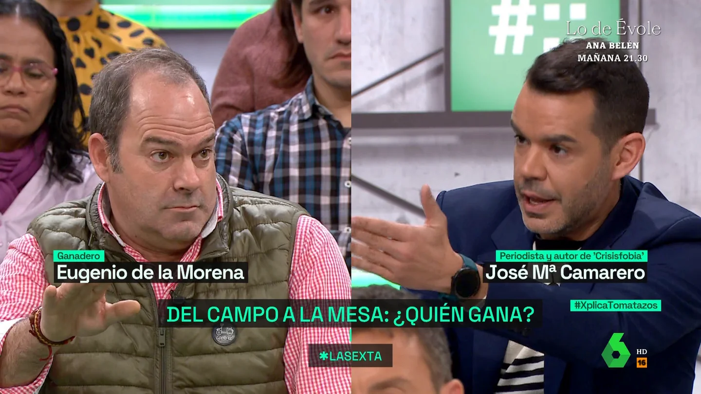 José María Camarero, a un agricultor que se queja de la Política Agrícola Común (PAC): "Sin la Unión Europea, todos viviríamos peor" José María Camarero, a un agricultor que se queja de la Política Agrícola Común (PAC): "Sin la Unión Europea, todos viviríamos peor"