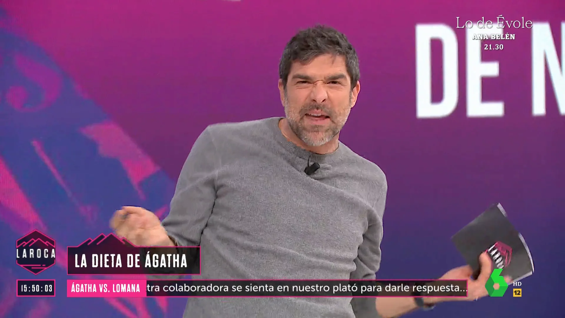 LA ROCA_Nacho García, tras las polémicas declaraciones de Ágatha Ruiz: "¿A cuántos años luz estás del mundo real?"