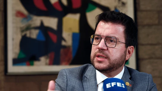 El president de la Generalitat, Pere Aragonès El president de la Generalitat, Pere Aragonès