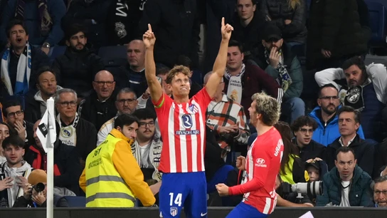 Marcos Llorente celebra un gol en el Bernabéu Marcos Llorente celebra un gol en el Bernabéu