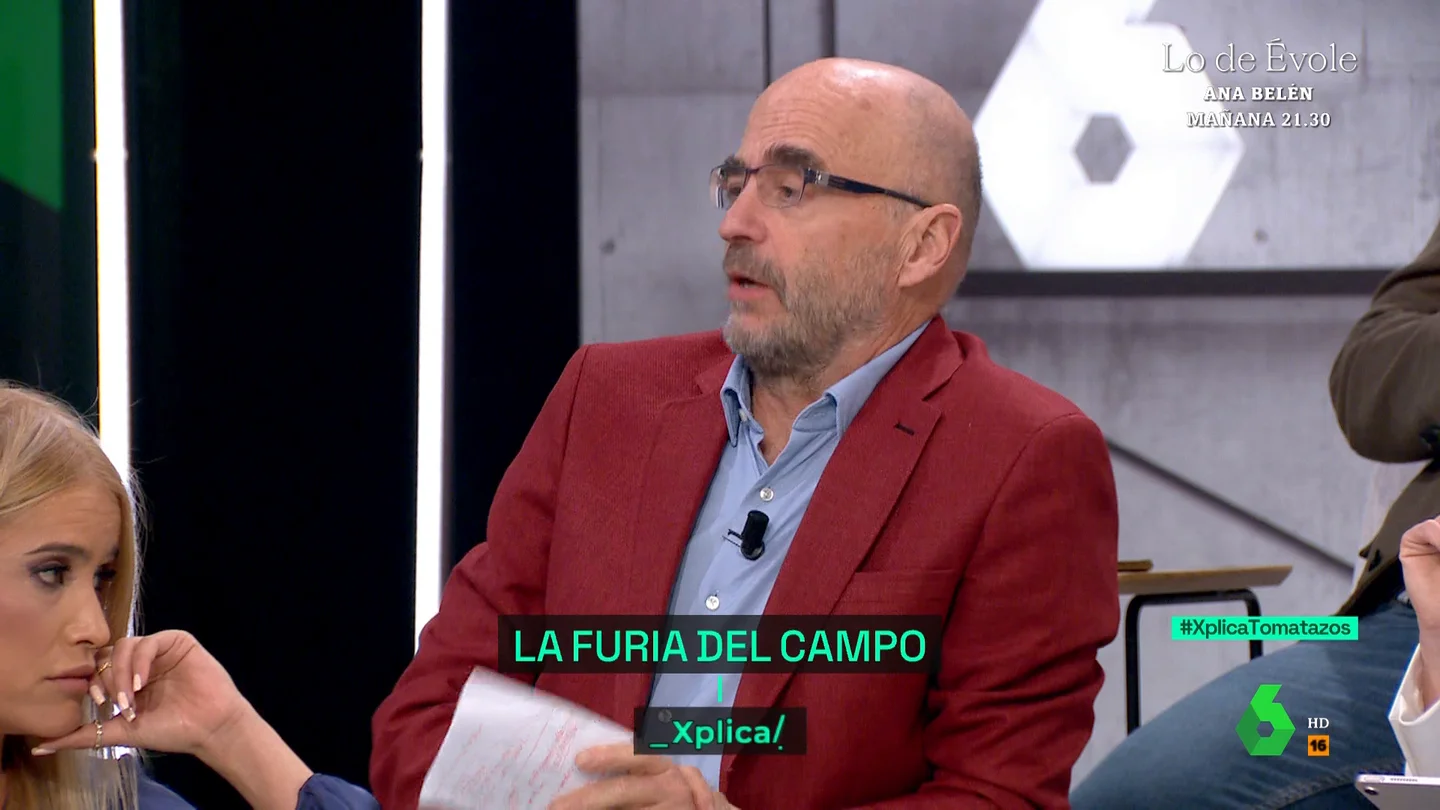 Javier Díaz-Giménez responde tajante a agricultores Javier Díaz-Giménez responde tajante a agricultores
