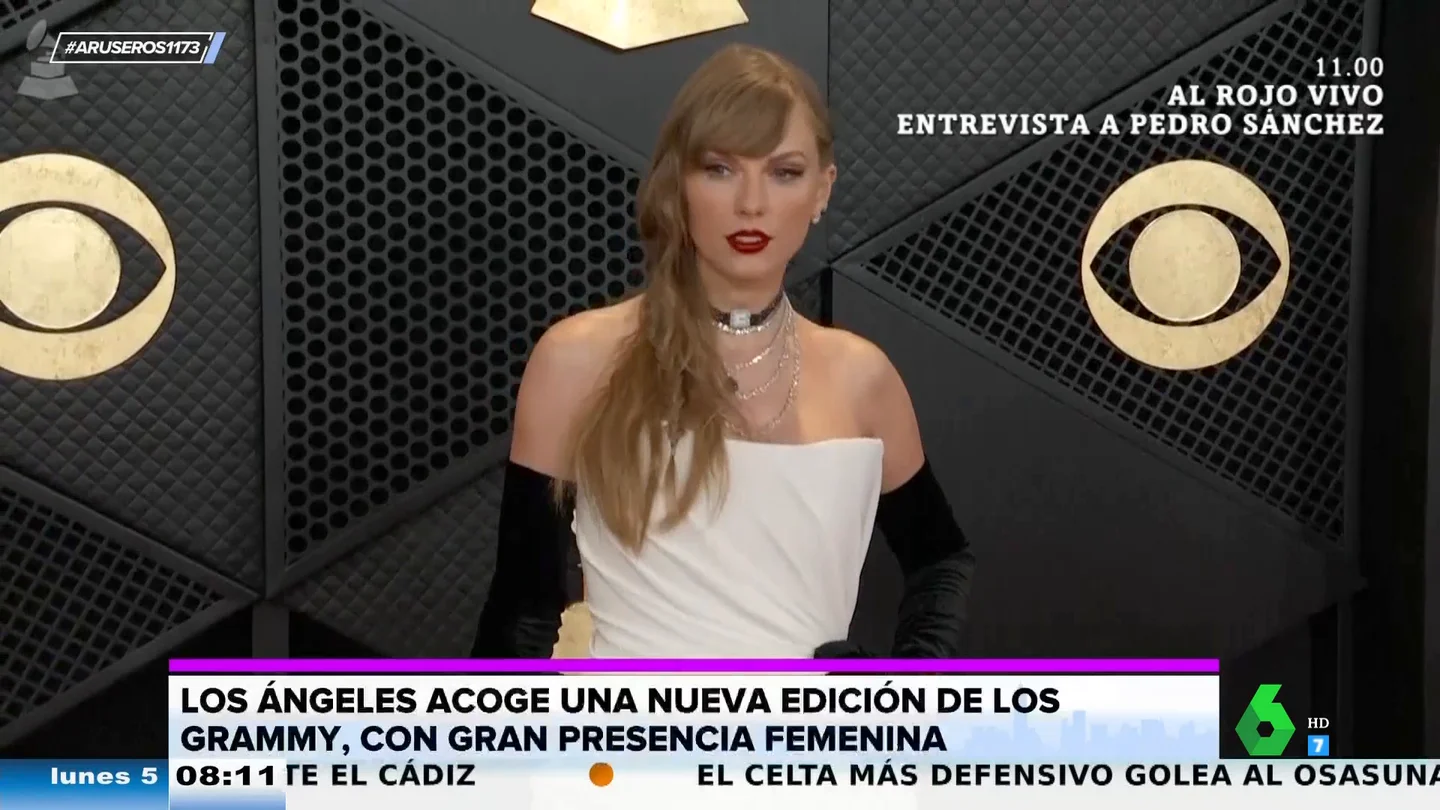 Taylor Swift, Karol G y Miley Cyrus se empoderan en unos Grammy que terminan con un rapero detenido Taylor Swift, Karol G y Miley Cyrus se empoderan en unos Grammy que terminan con un rapero detenido