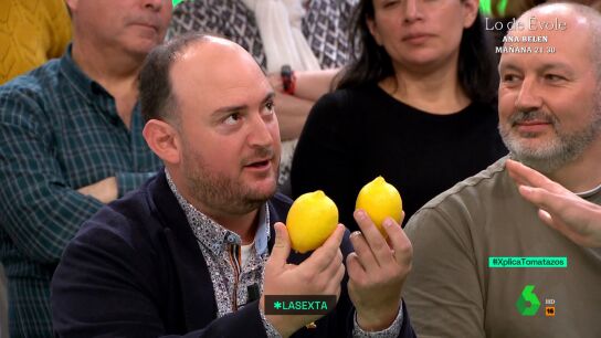 Pedro Gom&aacute;riz, agricultor de limones