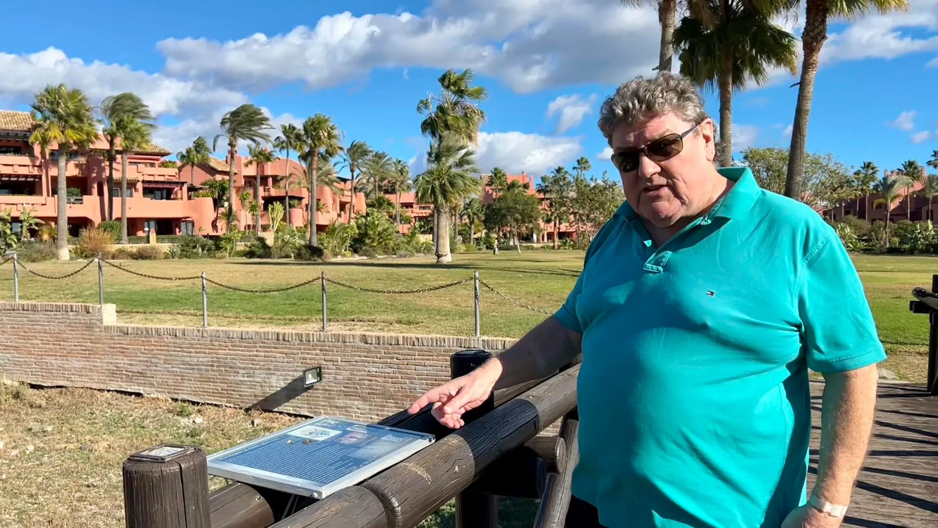 Imagen de archivo del presidente de la Entidad Urbanística de Conservación Guadalmansa, en Estepona.