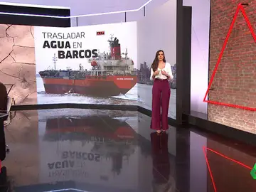 ¿Cómo se traslada el agua en los barcos para que llegue a Cataluña? ARV