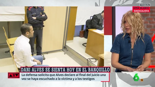 Afra Blanco, tajante sobre Dani Alvés: "En una persona que no entiende lo que significa "no" tiene que caer todo el peso de la ley" Afra Blanco, tajante sobre Dani Alvés: "En una persona que no entiende lo que significa "no" tiene que caer todo el peso de la ley"