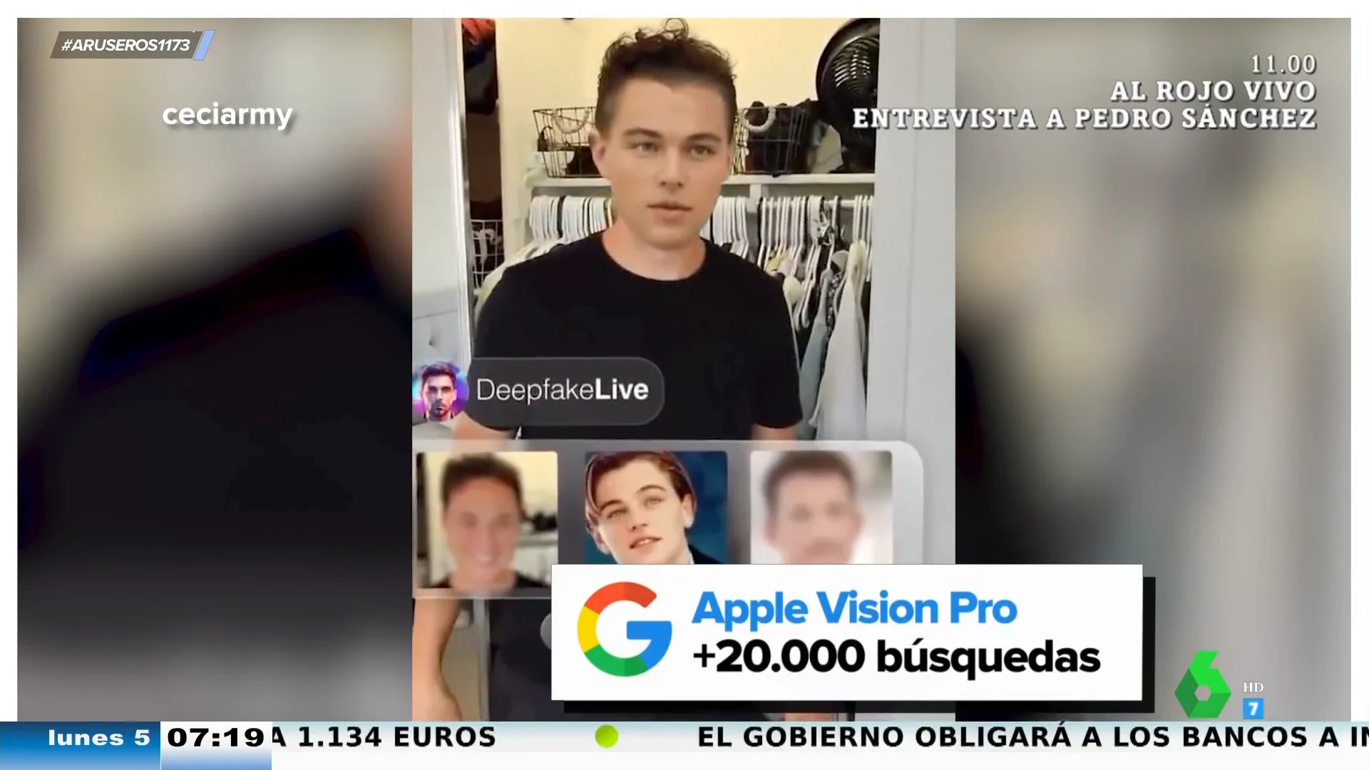 ¿Te gustaría que tu pareja tuviera la cara de Leonardo DiCaprio? Las Apple Vision Pro fascinan a los aruser@s