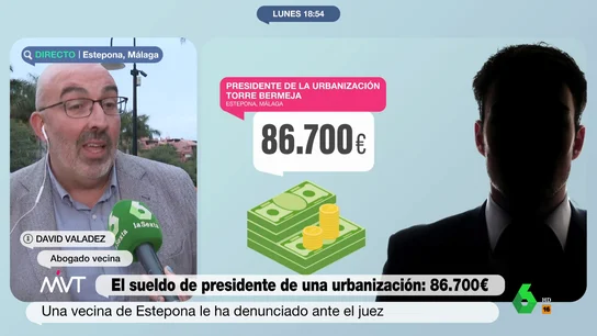 El presidente de una urbanización de Estepona contó con apoyos para subirse el sueldo: "Entendieron que era algo normal" El presidente de una urbanización de Estepona contó con apoyos para subirse el sueldo: "Entendieron que era algo normal"