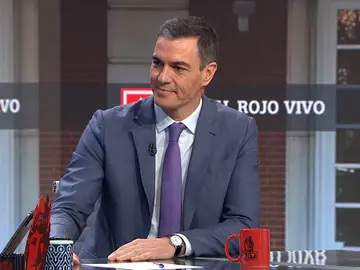 El presidente del Gobierno, Pedro Sánchez, en ‘Al Rojo Vivo’
