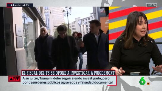 Beatriz Parera, sobre los posibles delitos de terrorismo de Puigdemont: "Lo m&aacute;s razonable ser&iacute;a abrir causa y determinar qu&eacute; pasa"