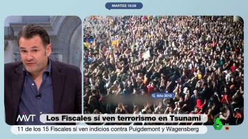 La reacción de Iñaki López tras ver los Fiscales terrorismo en el 'caso Tsunami'