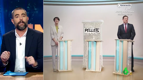 Dani Mateo, a Alfonso Rueda, candidato del PP a la Xunta: "Ha dicho muy claro que 'nunca mais', pero solo a los debates" Dani Mateo, a Alfonso Rueda, candidato del PP a la Xunta: "Ha dicho muy claro que 'nunca mais', pero solo a los debates"