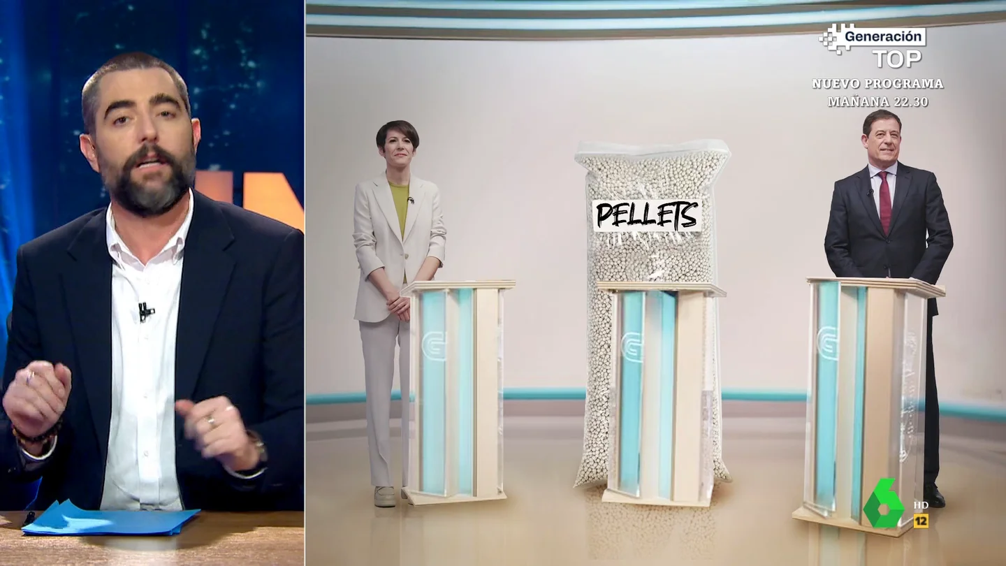 Dani Mateo, a Alfonso Rueda, candidato del PP a la Xunta: "Ha dicho muy claro que 'nunca mais', pero solo a los debates" Dani Mateo, a Alfonso Rueda, candidato del PP a la Xunta: "Ha dicho muy claro que 'nunca mais', pero solo a los debates"