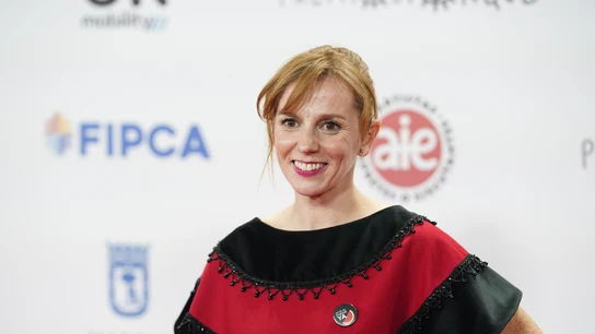 La actriz María Vázquez posa durante la alfombra roja de la 29 edición de los Premios José María Forqué, en IFEMA MADRID Palacio Municipal, a 16 de diciembre de 2023. La actriz María Vázquez posa durante la alfombra roja de la 29 edición de los Premios José María Forqué, en IFEMA MADRID Palacio Municipal, a 16 de diciembre de 2023.