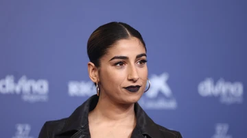 Actress Carolina Yuste poses on the red carpet prior to the 37th Goya Awards gala.