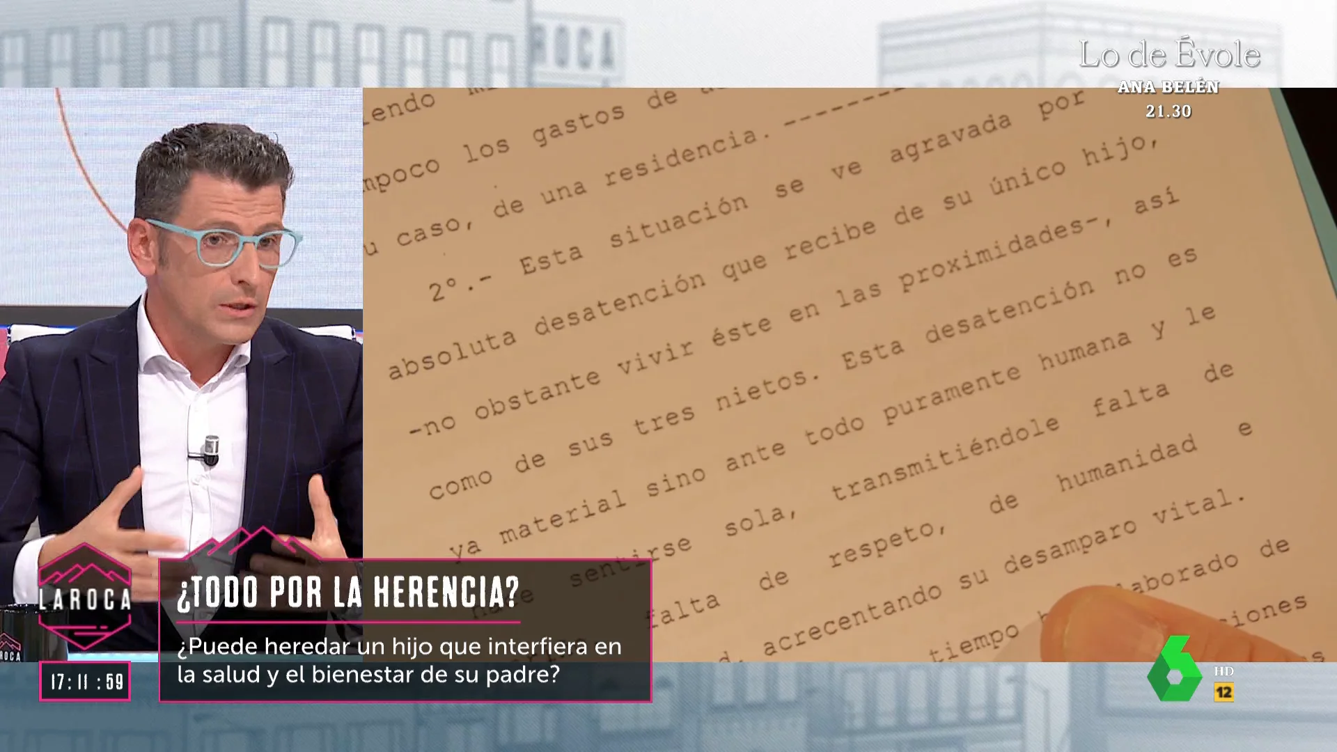 ¿Puede heredar un hijo que interfiera en la salud y bienestar de su padre? 