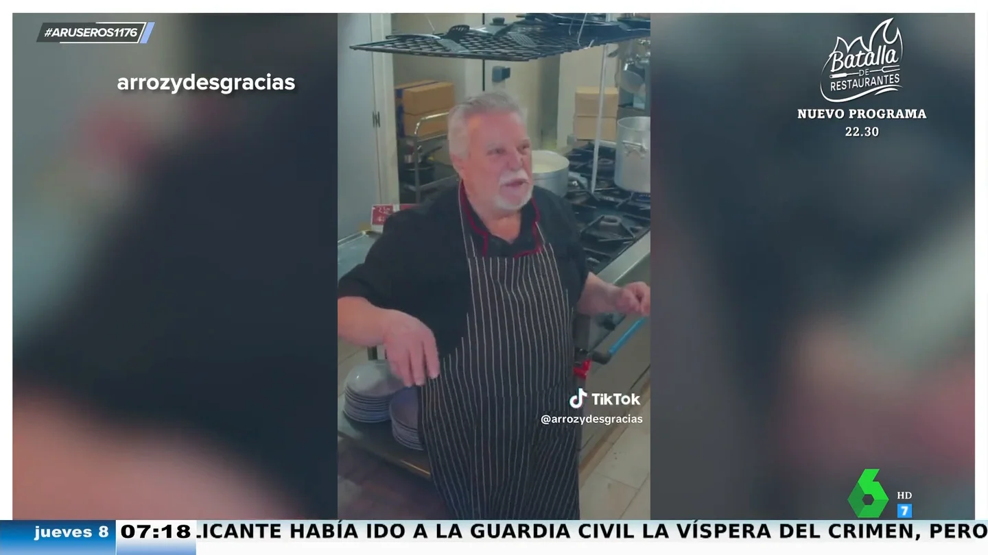 Don Tomás, el cocinero tiktoker, carga contra "la cocina moderna" y se burla de sus "técnicas": "Y ahora le pongo aquí una pijotada" Don Tomás, el cocinero tiktoker, carga contra "la cocina moderna" y se burla de sus "técnicas": "Y ahora le pongo aquí una pijotada"