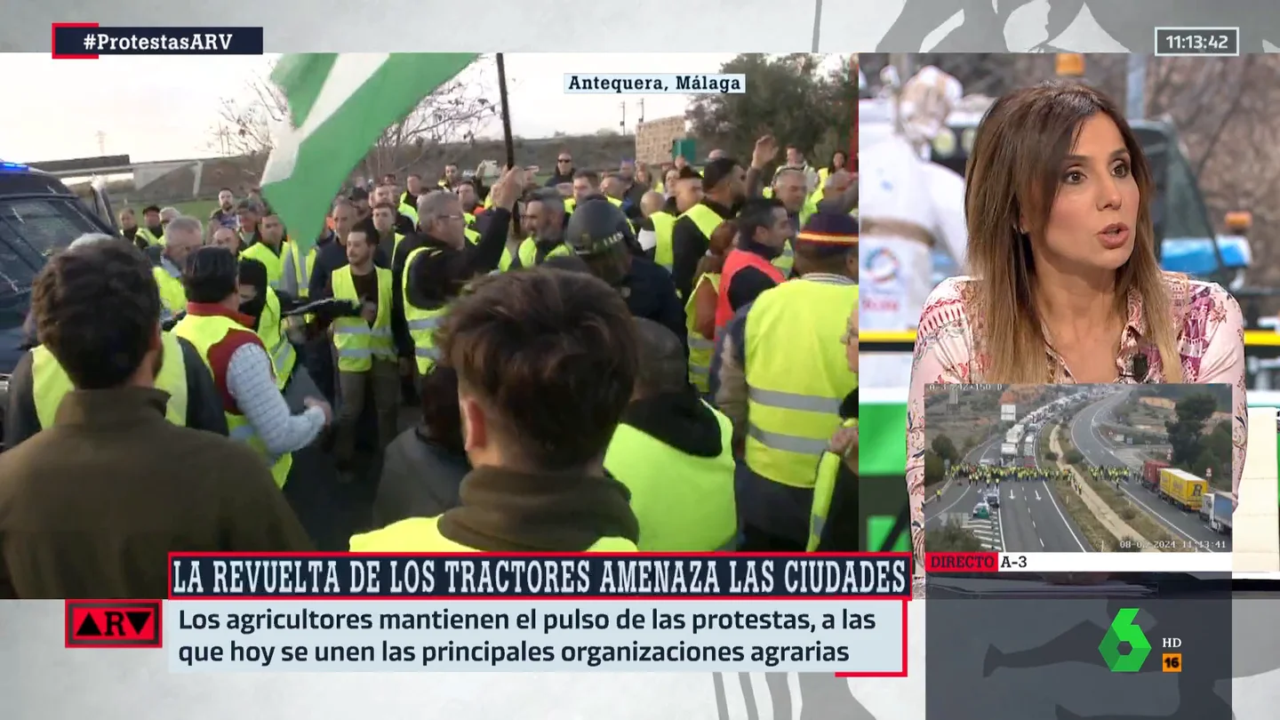 Carmen Morodo, sobre la protesta de los agricultores: "Tienen bastante razón, pero se mezcla con intereses corporativistas" Carmen Morodo, sobre la protesta de los agricultores: "Tienen bastante razón, pero se mezcla con intereses corporativistas"