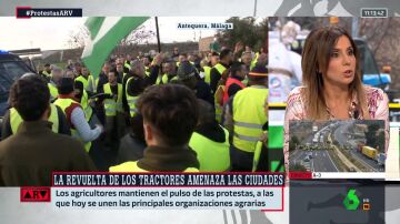 Carmen Morodo, sobre la protesta de los agricultores: "Tienen bastante razón, pero se mezcla con intereses corporativistas"