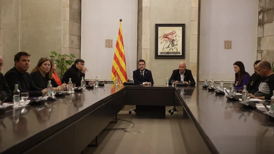 Reunión del Govern con los agricultores. Reunión del Govern con los agricultores.