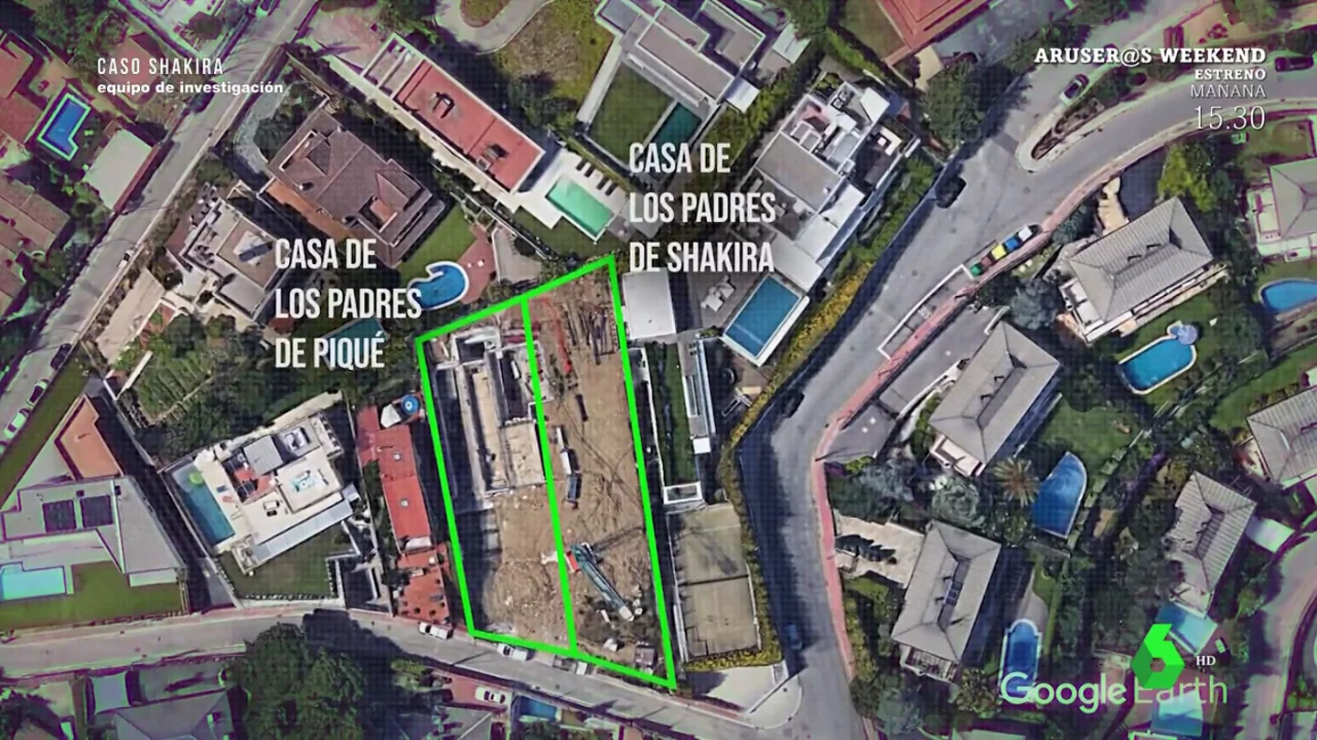 Imagen de la casa de Shakira en Barcelona Imagen de la casa de Shakira en Barcelona