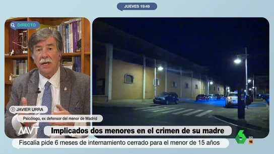 Javier Urra, ante el crimen en Castro-Urdiales: "Los menores siempre son recuperables" Javier Urra, ante el crimen en Castro-Urdiales: "Los menores siempre son recuperables"