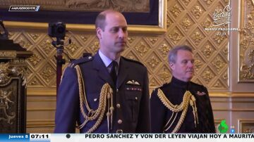 La reaparición del príncipe Guillermo tras los problemas de salud de Kate Middleton y Carlos III: "Es el que tiene peor cara de los tres"