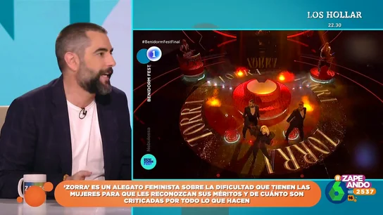 Así reacciona Dani Mateo al escuchar 'Zorra', la canción de España para Eurovisión: "No se si la entenderán en Europa" El veredicto de Dani Mateo sobre la canción que representará a España en Eurovisión: "No sé si la van a entender en Europa"