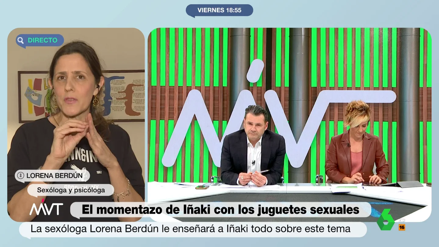 Una sexóloga aclara a Iñaki López el uso del vibrador: "Es un complemento, pero no te va a sustituir jamás" Una sexóloga aclara a Iñaki López el uso del vibrador: "Es un complemento, pero no te va a sustituir jamás"