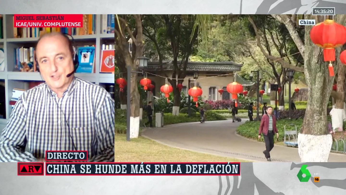 El análisis de Miguel Sebastián tras los datos económicos de China: "A nosotros nos viene bien" El análisis de Miguel Sebastián tras los datos económicos de China: "A nosotros nos viene bien"