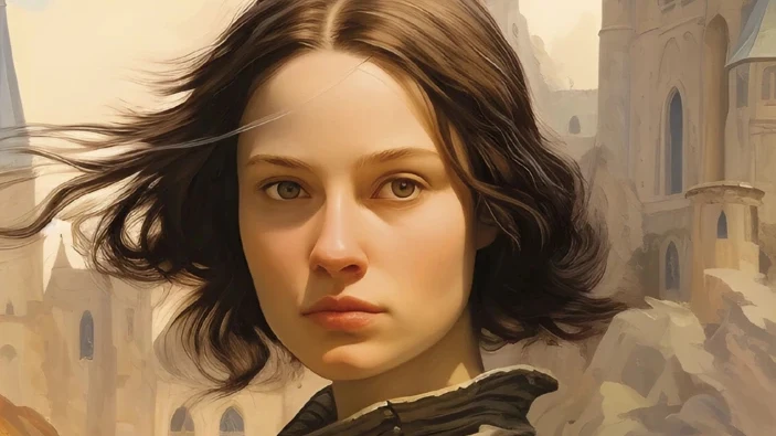Detalle de la portada del libro 'Juana de Arco'.
