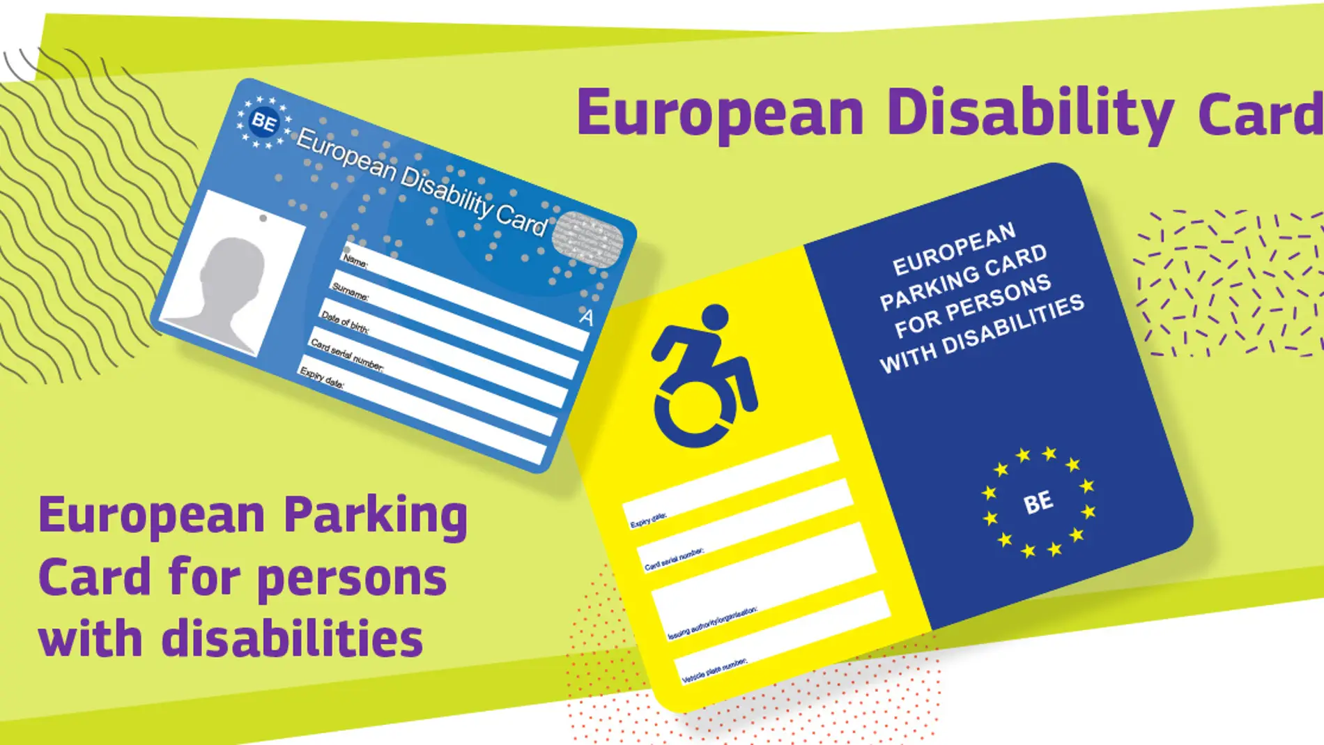 Nuevas tarjetas europeas para personas con discapacidad