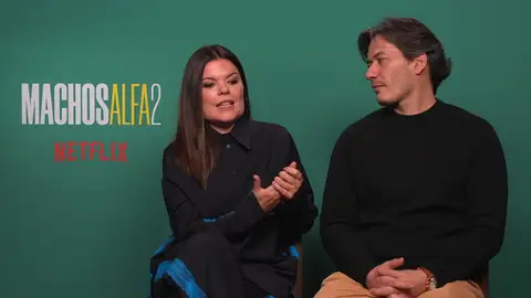 Laura y Alberto Caballero, los creadores de 'Machos Alfa'. Laura y Alberto Caballero, los creadores de 'Machos Alfa'.
