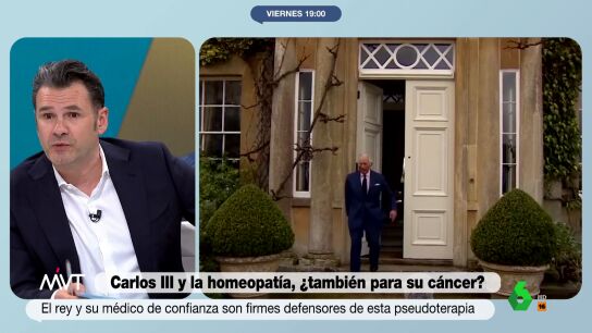 I&ntilde;aki L&oacute;pez, sobre los tratamientos homeop&aacute;ticos de Carlos III para el c&aacute;ncer: "Es rar&iacute;simo que un enema de caf&eacute; no cure el c&aacute;ncer"