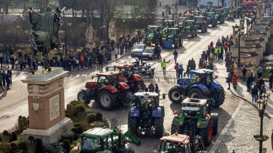  Movilizaci&oacute;n del sector agrario en Burgos para protestar por la situaci&oacute;n del campo