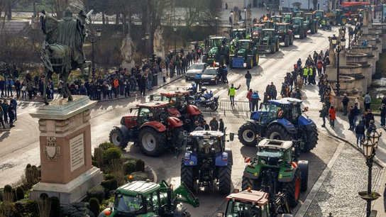 Movilización del sector agrario en Burgos para protestar por la situación del campo Movilización del sector agrario en Burgos para protestar por la situación del campo