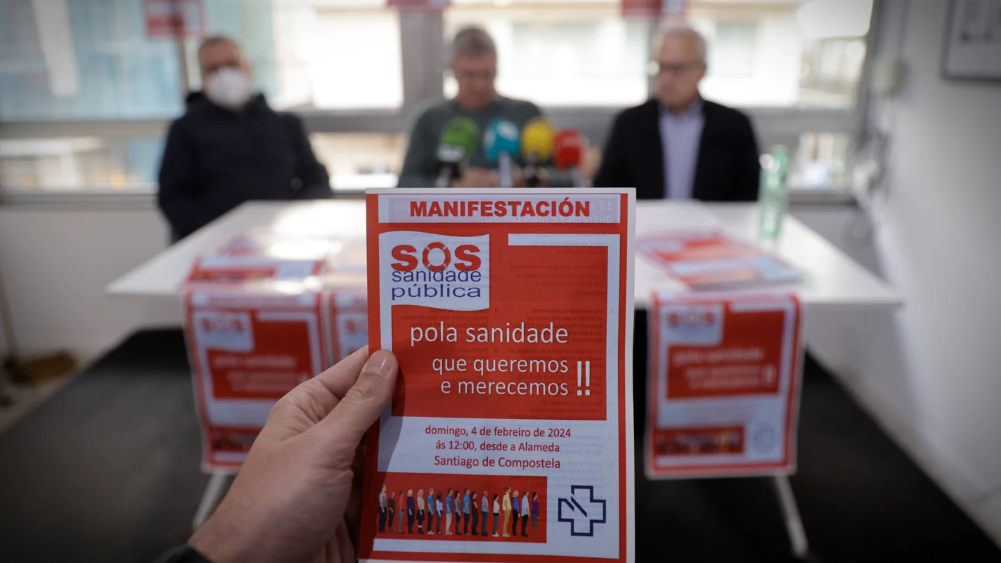 Imagen de archivo de una iniciativa de SOS Sanidade Pública. Imagen de archivo de una iniciativa de SOS Sanidade Pública.