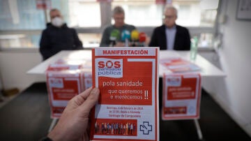 Imagen de archivo de una iniciativa de SOS Sanidade Pública.