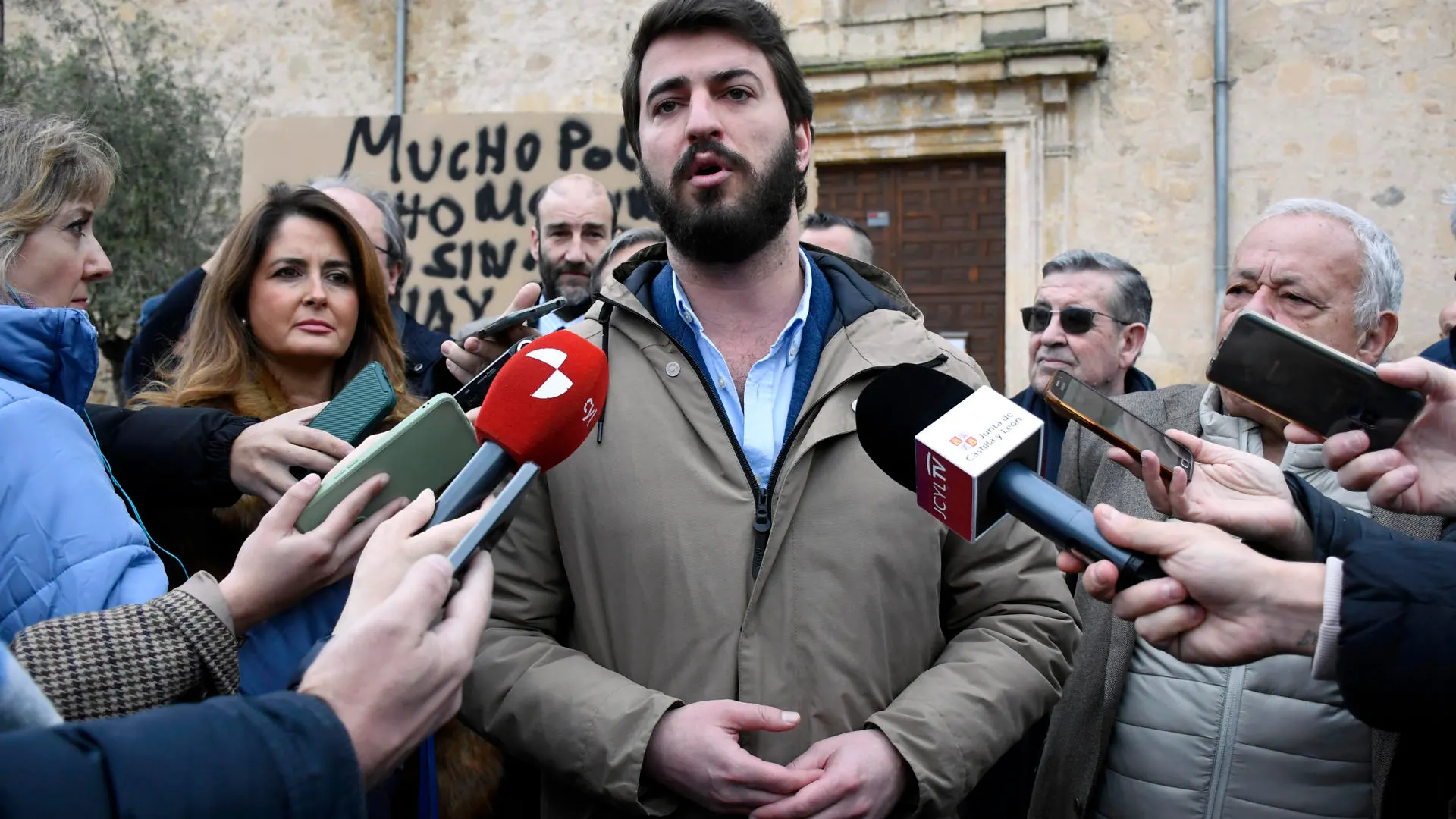 El Vicepresidente de la Junta de Castilla y León, Juan García-Gallardo