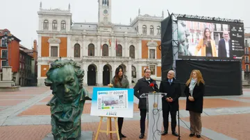 La presentación del cupón del Sueldazo de la ONCE en homenaje a los Premios Goya 2024