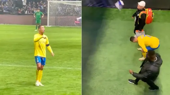 La exaltada reacción de Cristiano Ronaldo después de que le gritaran "Messi" desde la grada La exaltada reacción de Cristiano Ronaldo después de que le gritaran "Messi" desde la grada