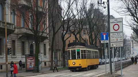 Tranvía. Milán Tranvía. Milán