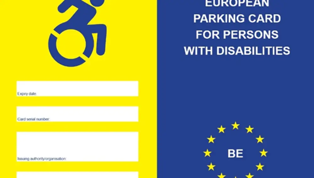 Tarjeta europea de aparcamiento para personas con discapacidad