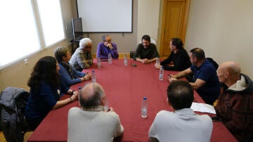 Urtasun se reúne en Valladolid con una amplia representación del ámbito cultural.
