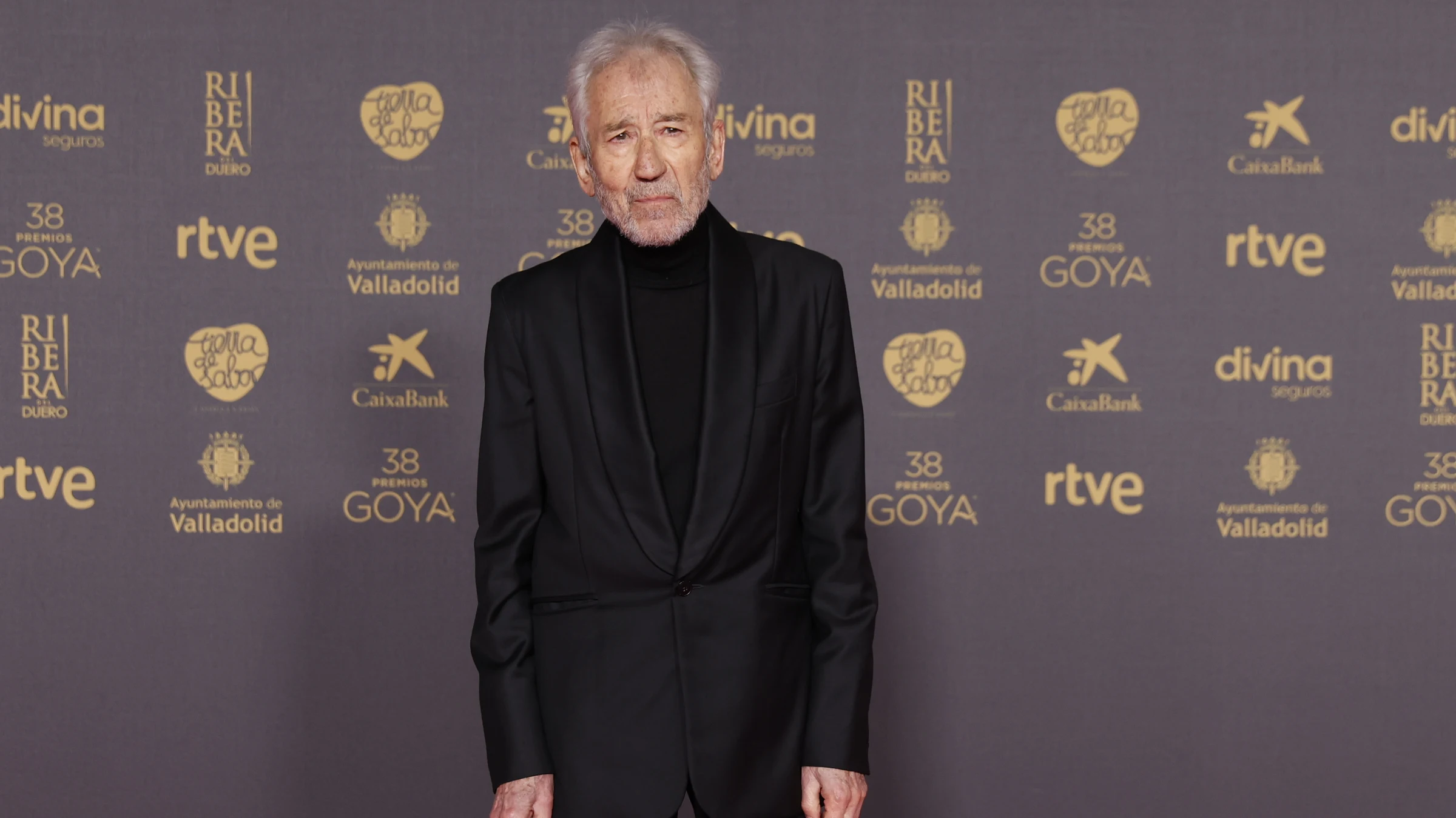 José Sacristán a su llegada a los Premios Goya 2024