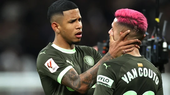 Yan Couto, entre lágrimas tras el partido ante el Real Madrid Yan Couto, entre lágrimas tras el partido ante el Real Madrid